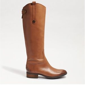 SAM EDELMAN PENNY LEATHER RIDING BOOTS SIZE 7.5